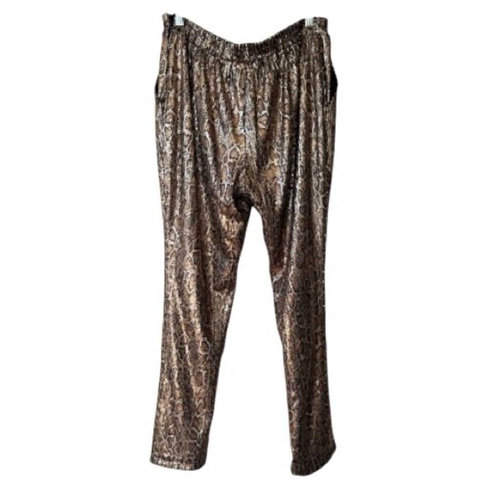 Berek Python Snake Diva Sequin Pant NWT Size Large - Picture 10 of 12